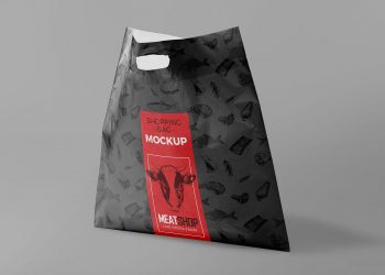 Free Standing Plastic Bag Mockup