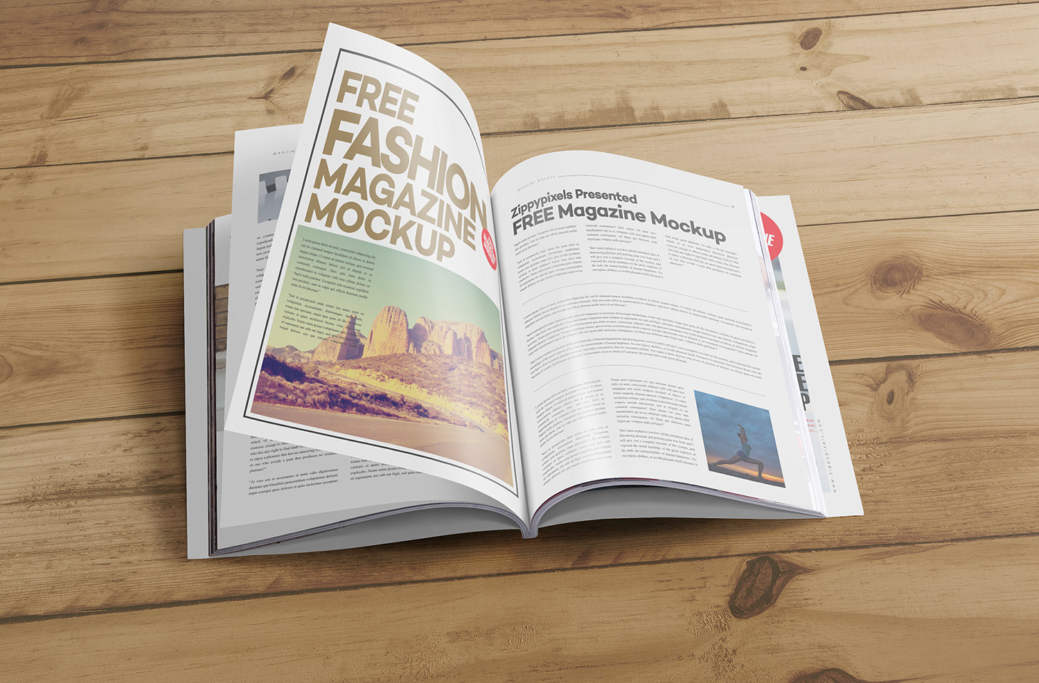 Free US Letter Size Catalog Mockup Free Mockup World
