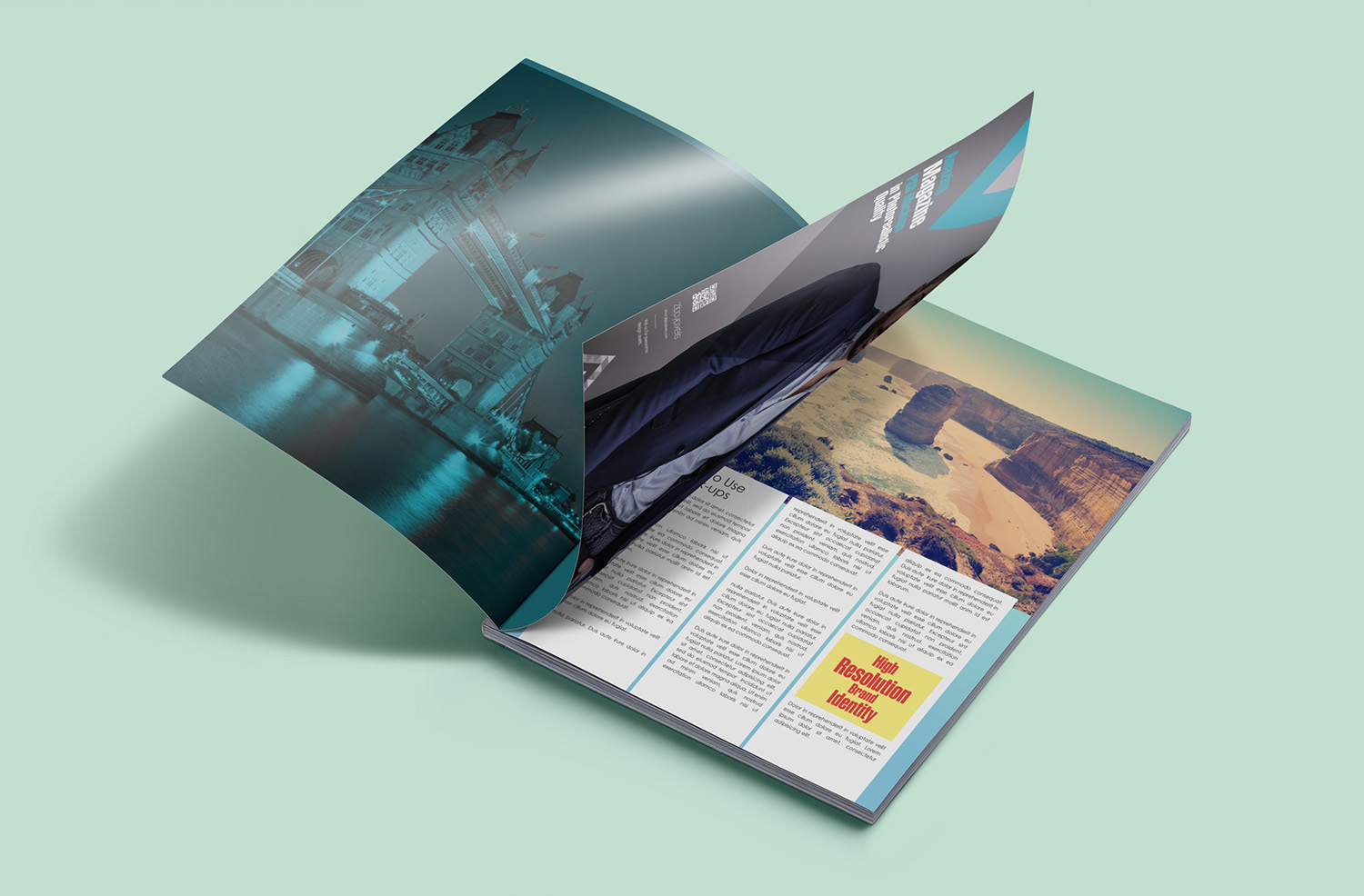 Magazine Free PSD Mockup