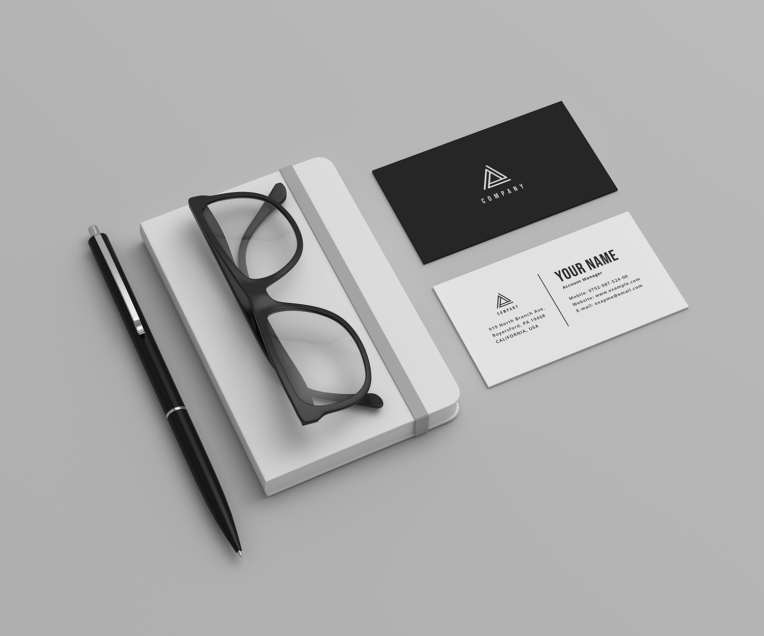 Professional Business Card Mockup