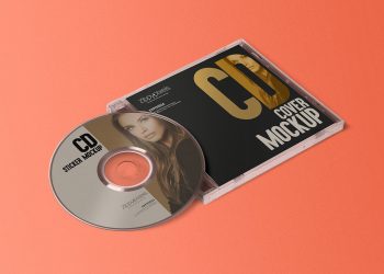 Stylish CD Jewel Case Mockup