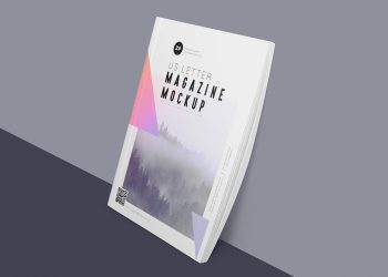 Two Free US Letter Magazine Mockups