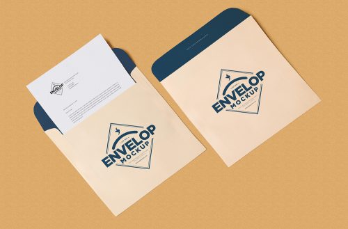 Unique Squared Shaped Envelope PSD Mockup