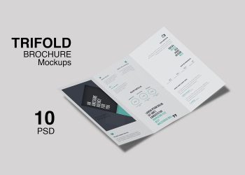 Trifold Brochure Mockup for Business