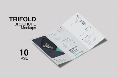 Trifold Brochure Mockup for Business