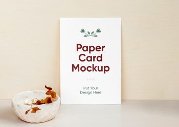 A4 Paper PSD Mockup