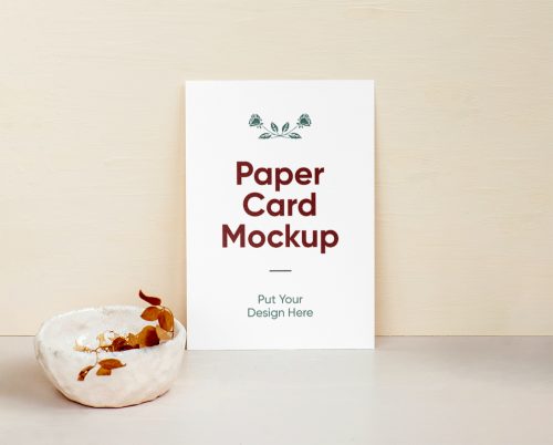 A4 Paper PSD Mockup