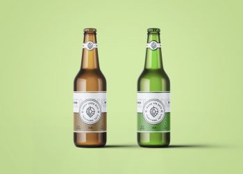 Beer Bottles Mockup