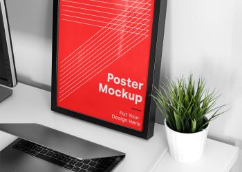 Big Frame Poster Mockup