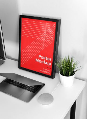 Big Frame Poster Mockup