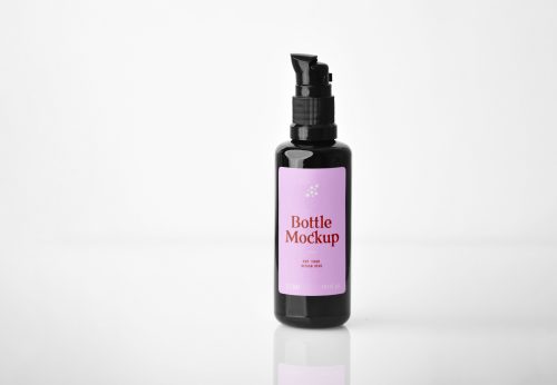 Cosmetic Product Bottle Mockup