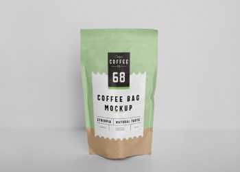 Free Classic Coffee Bag Mockup