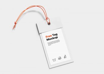 Free Label Tag Mockup