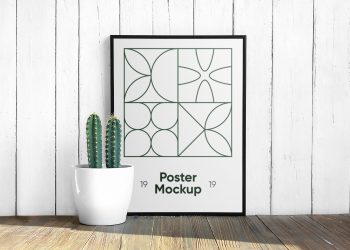 Free Modern Poster Mockup