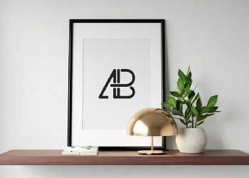 Free Modern Poster Mockup