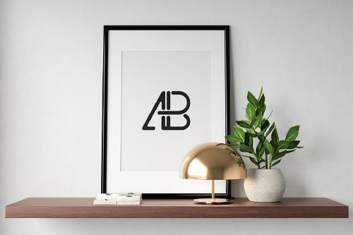 Free Modern Poster Mockup