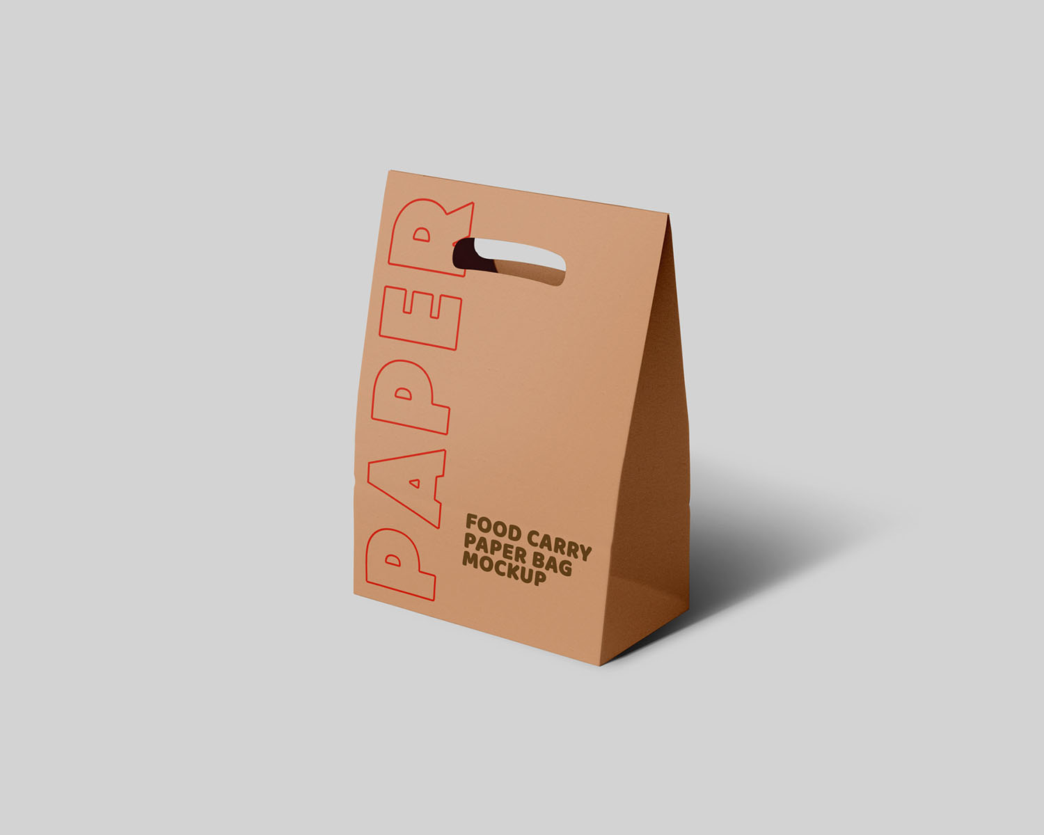 Free Paper Bag Mockup