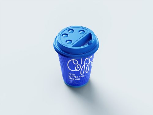 Free Paper Coffee Cup Mockup