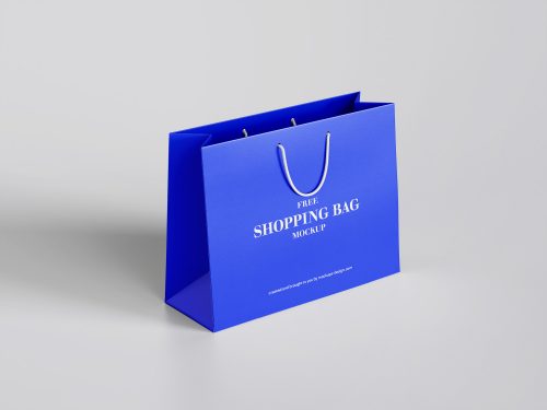 Free Shopping Bag Mockup