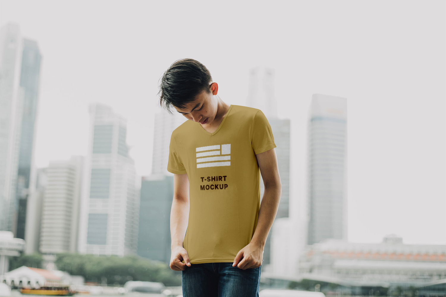 Free T-Shirt Mockup PSD