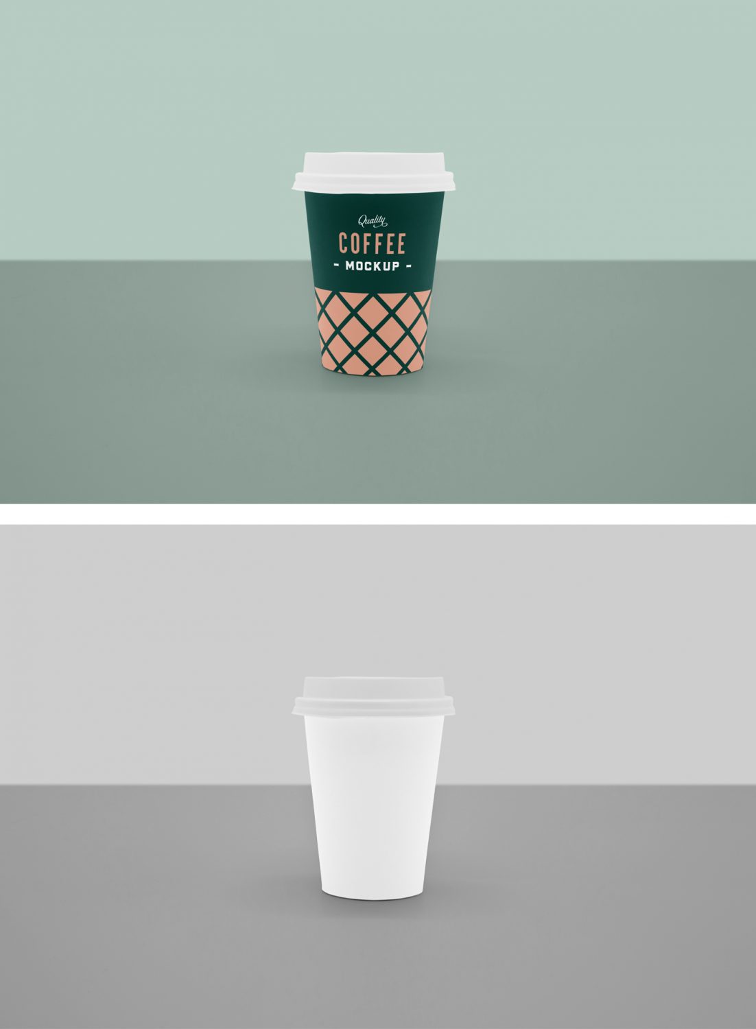 Front Coffee Cup Mockup