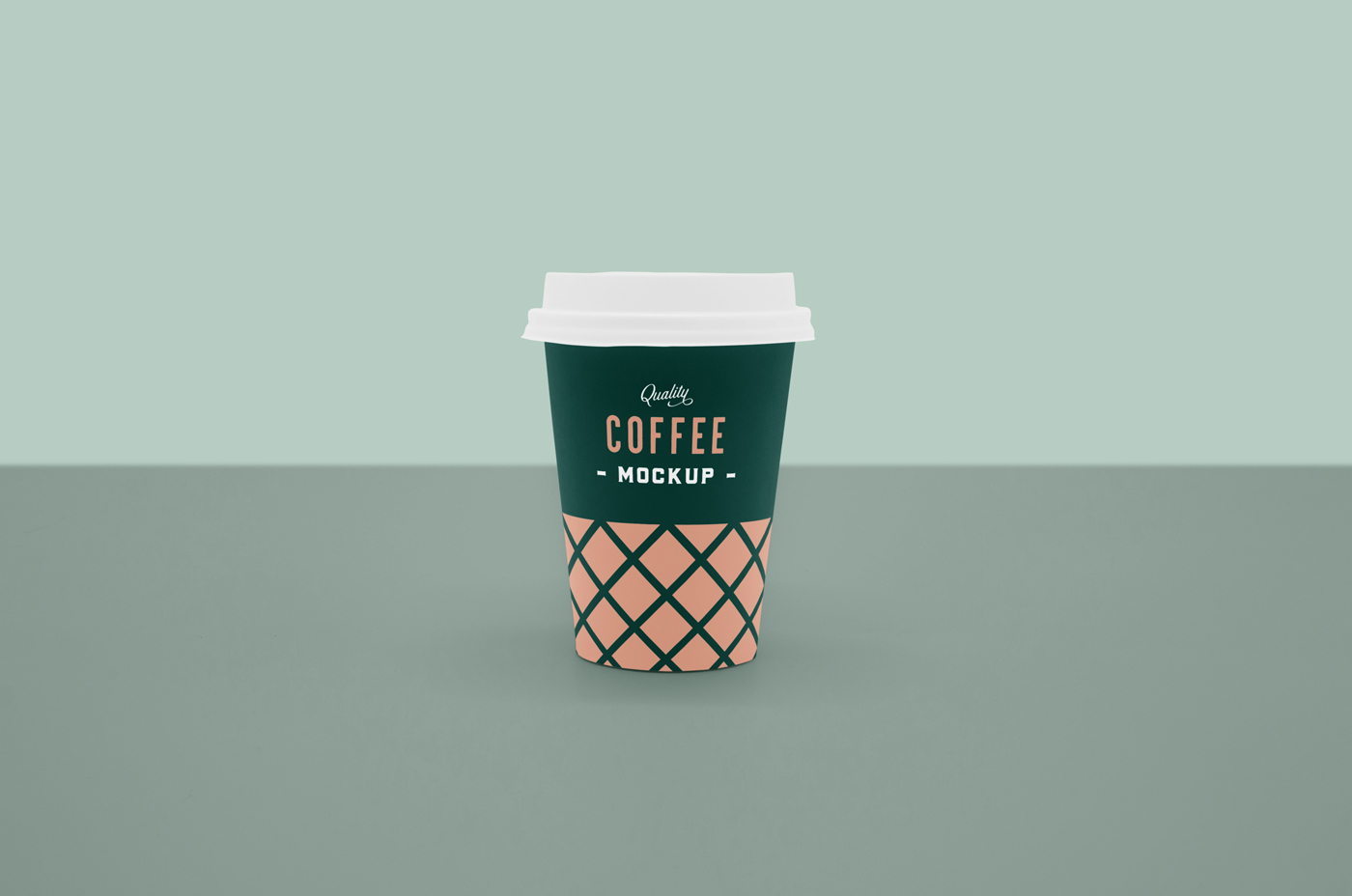 Front Coffee Cup Mockup