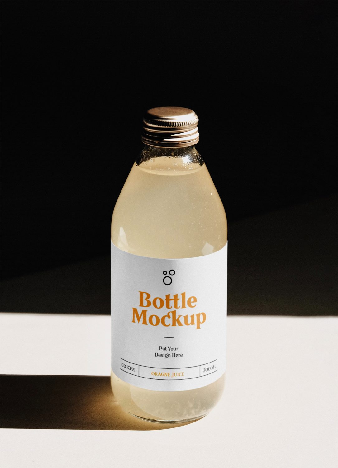 Glass Bottle PSD Mockup