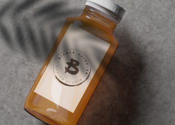 Juice Bottle Mockup