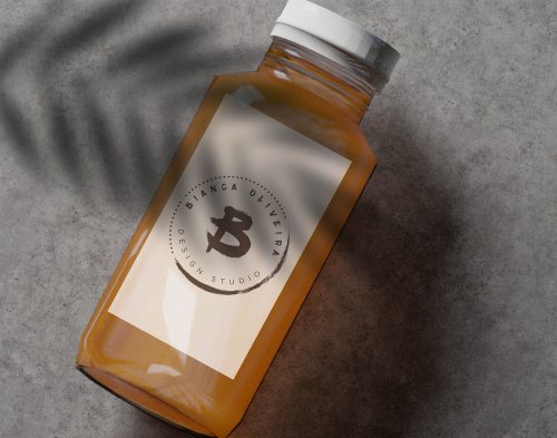 Juice Bottle Mockup