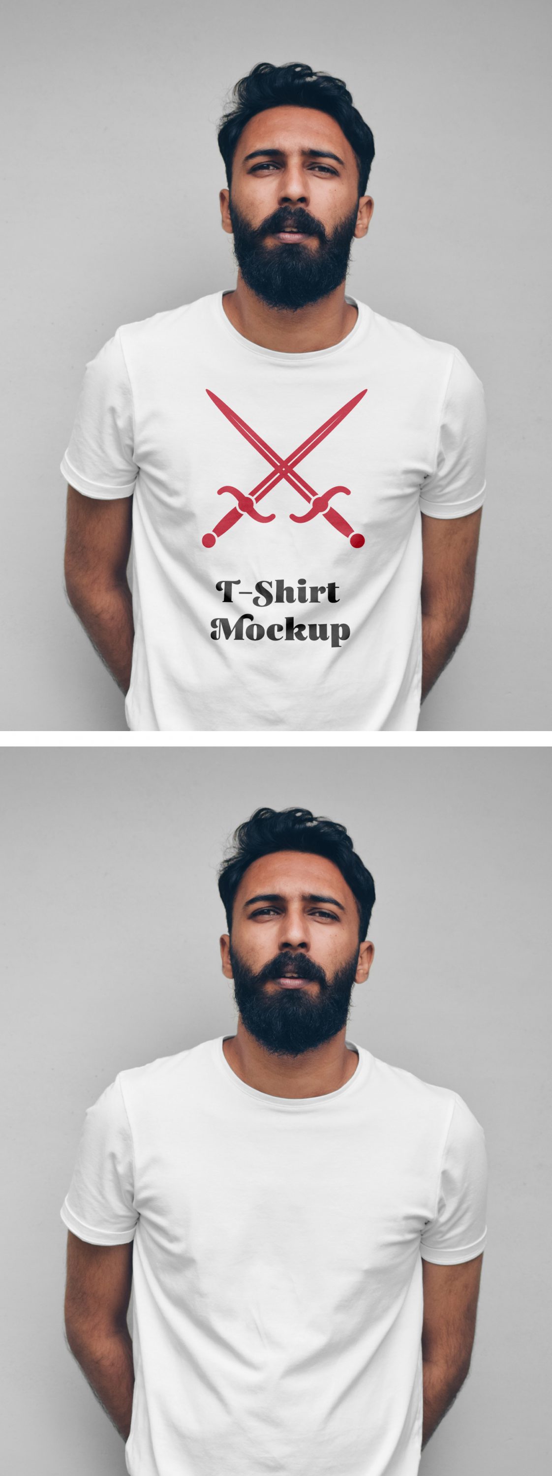 Mens T-Shirt PSD Mockup