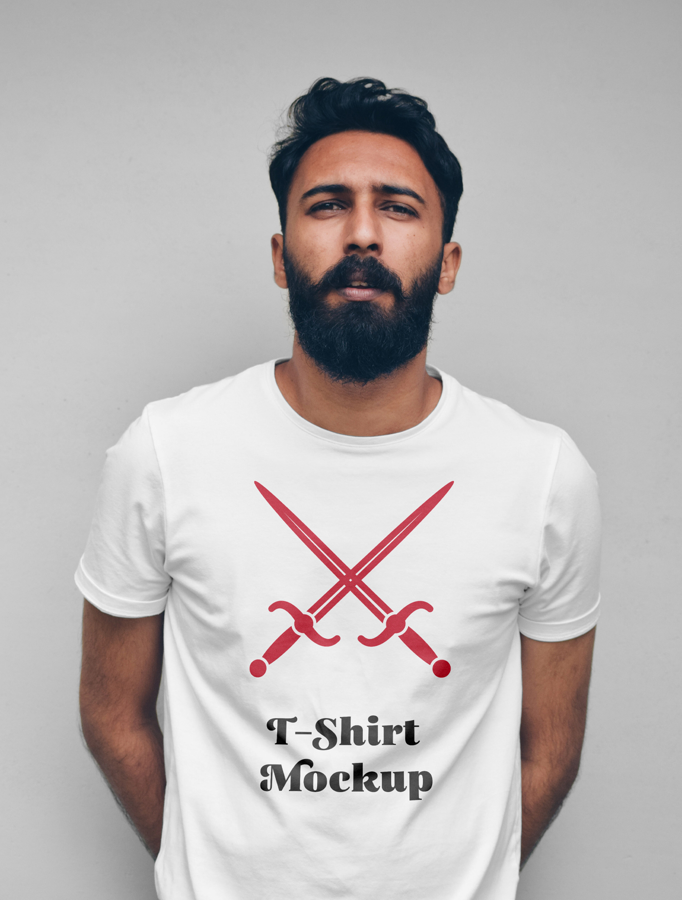 Mens T-Shirt PSD Mockup