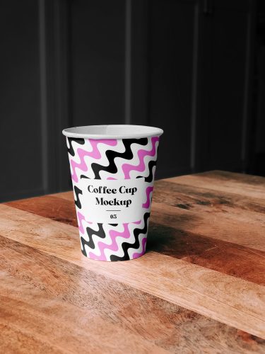 Paper Coffe Cup Mockup
