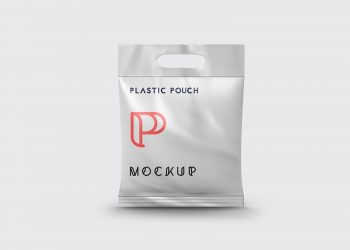 Plastic Pouch Packaging Mockup