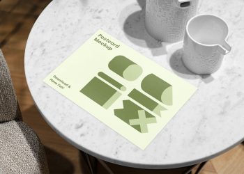 Postcard PSD Mockup