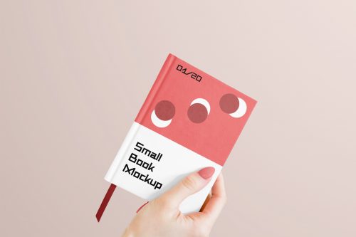 Small Book Mockup