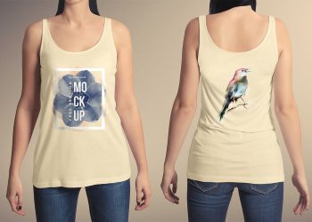 T-Shirt Free Female Mockup