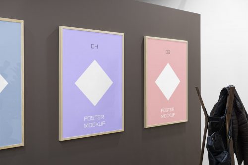 Triple Poster Mockups