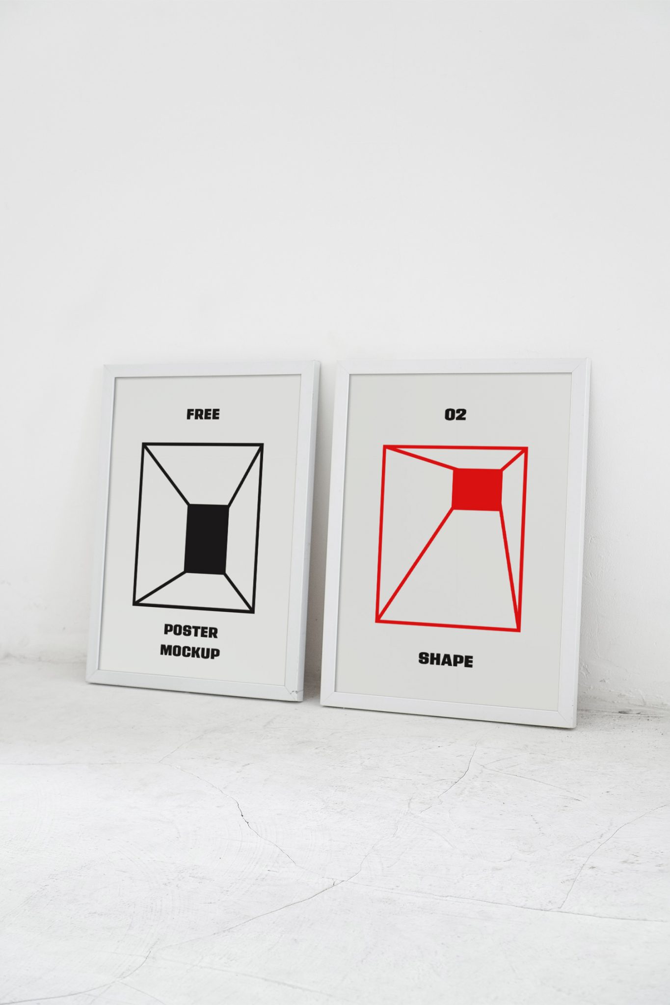Two Poster Free Mockups | Free Mockup World