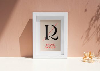 White Frame PSD Mockup