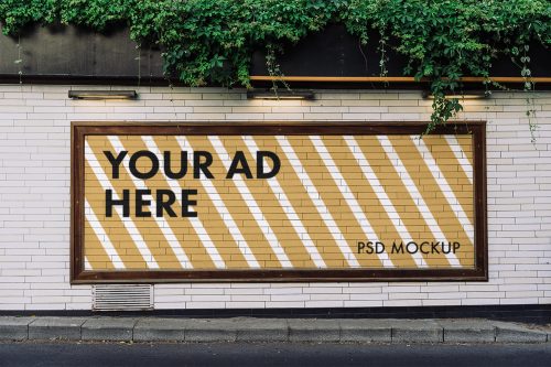 Advertising Billboard Mockup