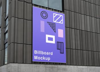 Billboard on Wall Mockup