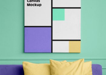 Canvas Square Mockup