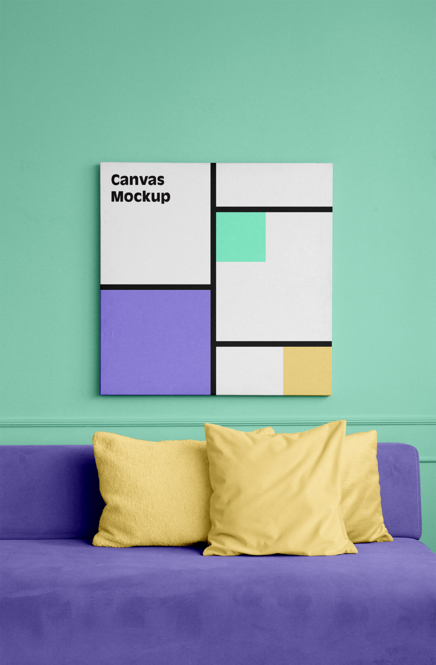 Canvas Square Mockup