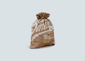 Fabric Sack Mockup Free