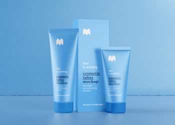 Free Cosmetic Tubes Mockup