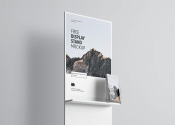 Free Poster Display Mockup