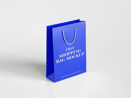 Free Shopping Bag Mockup