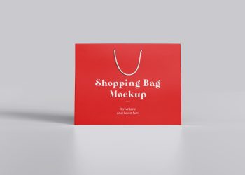 Front Shopping Bag Mockup