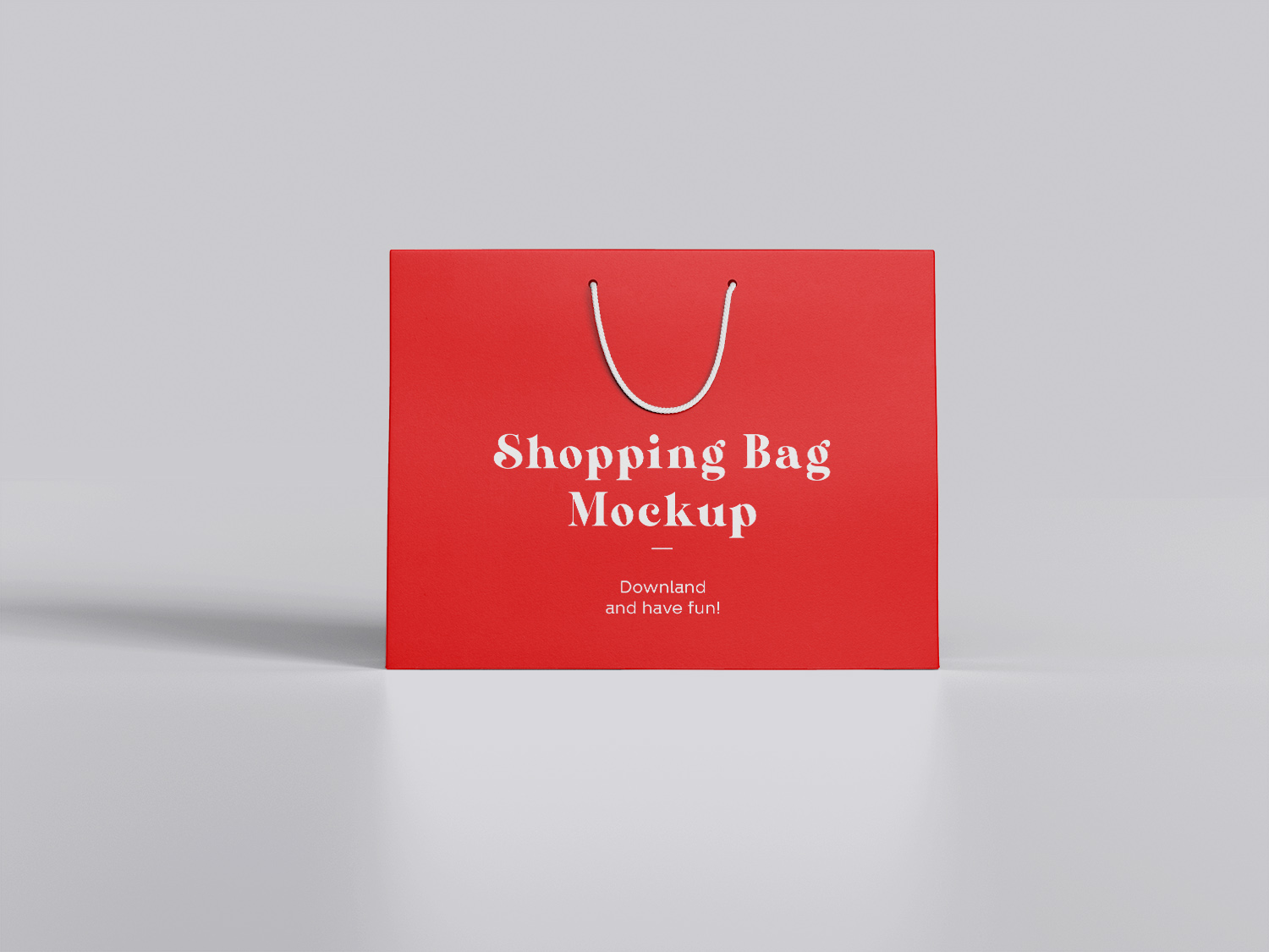 Front Shopping Bag Mockup