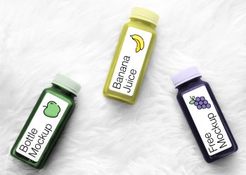 Juice Bottle Mockups